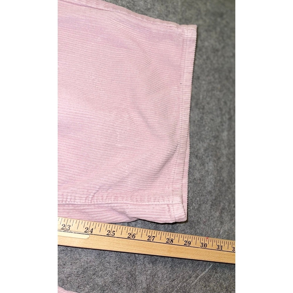 Topshop Pink Corduroy Wide Leg Pants Women's W26 L30 Y2K‎ - Picture 4 of 9